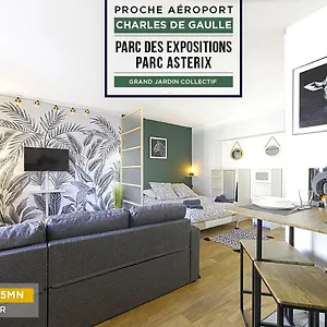 Appartement ****jungle Chic/aéroport Cdg Paris/parc Asterix/parc Des Expositions/paris**** 